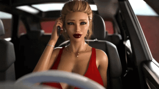 Step Mom gets fucked by big dicks son in car