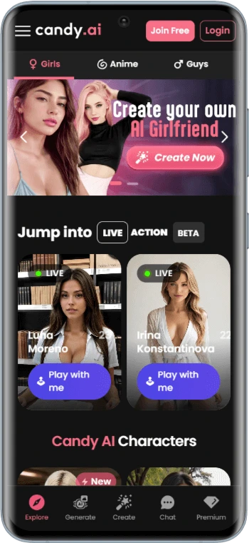 Best AI Porn Sites - Best AI Girlfriend Apps - Candy AI